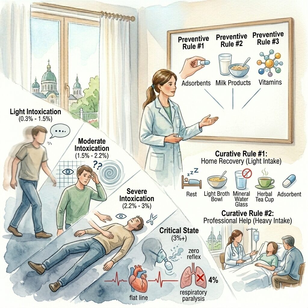 Перша допомога при алкогольній інтоксикації