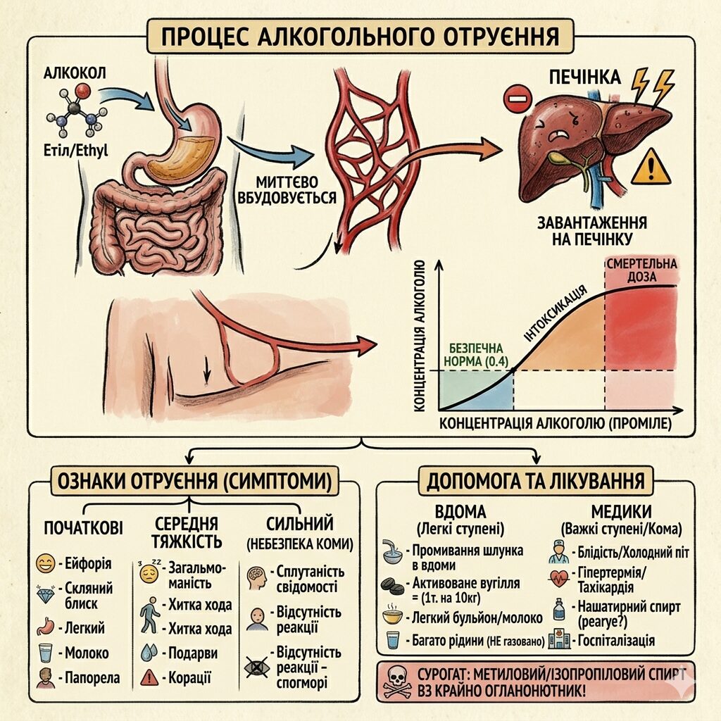 Лікування алкогольного отруєння